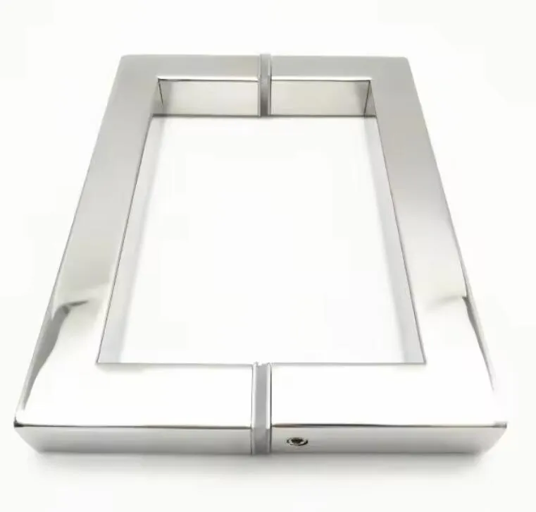 Firkantet glasdørhåndtag